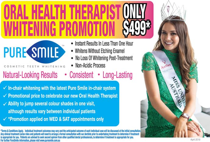 Teeth whitening promotion